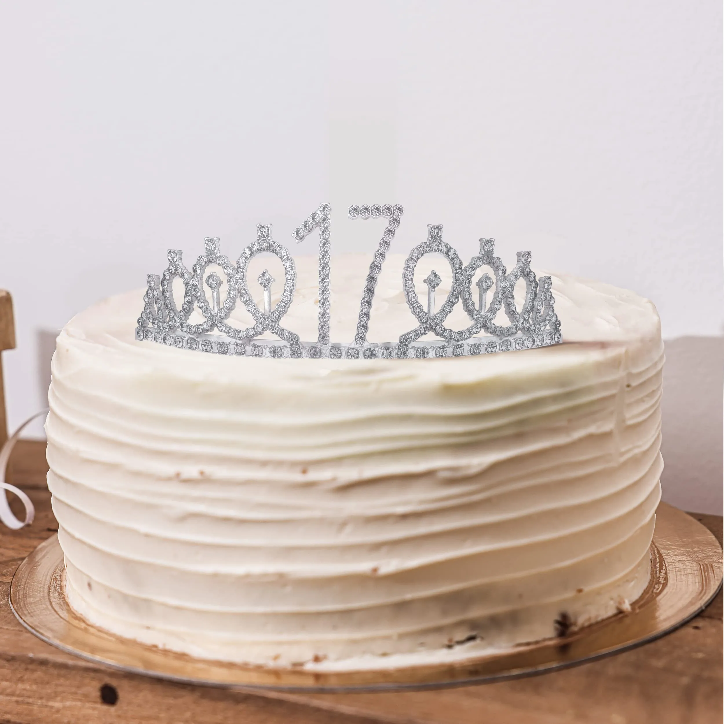 17th Birthday, 17th Birthday Gifts for Girls, 17th Birthday Tiara and Sash Silver, 17th