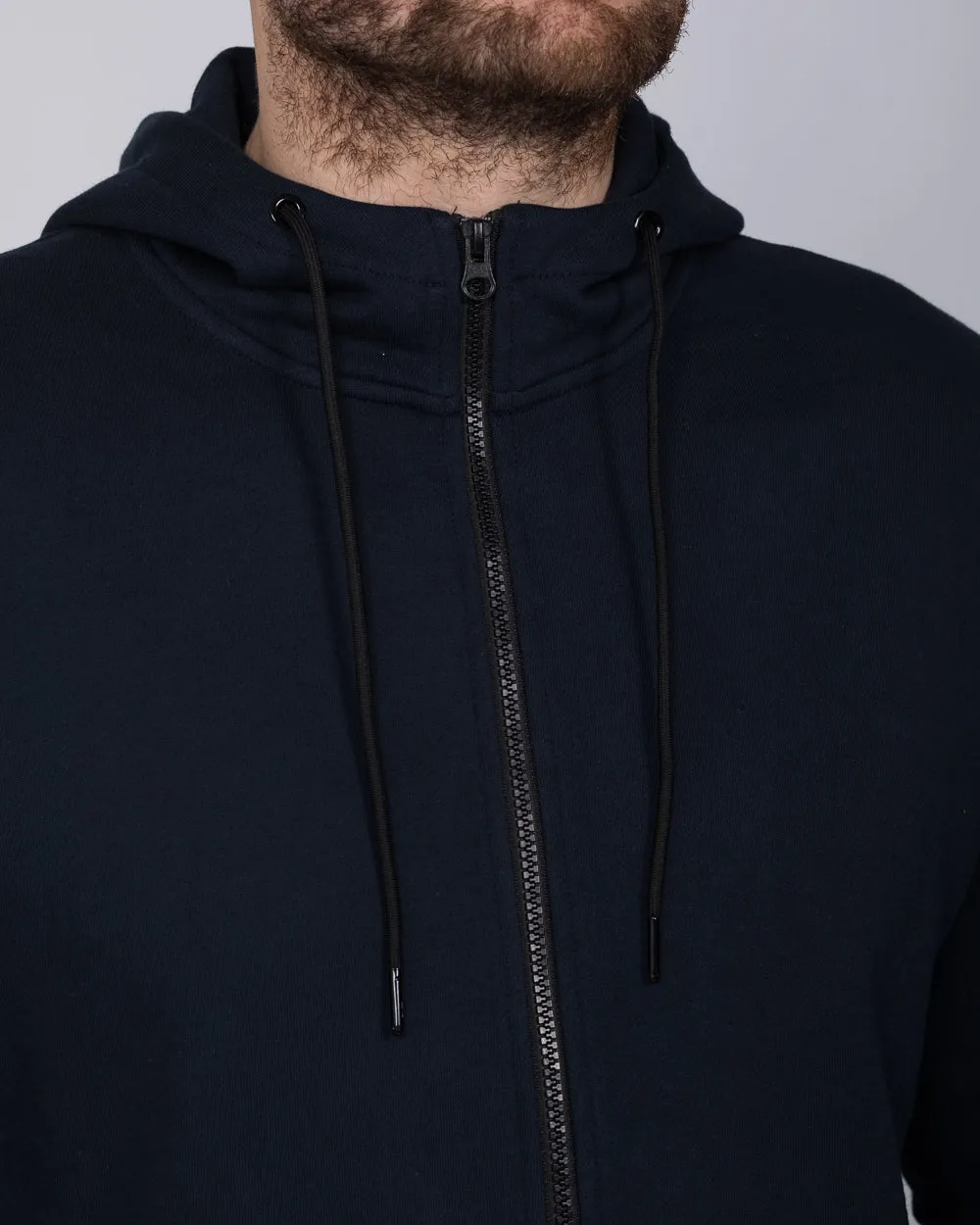 2t Zip Up Tall Active Hoodie (navy)