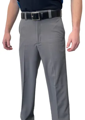 BBS354HG - "NEW" Men's Smitty "4-Way Stretch" FLAT FRONT COMBO PANTS with SLASH POCKETS "NON-EXPANDER"- HEATHER GREY