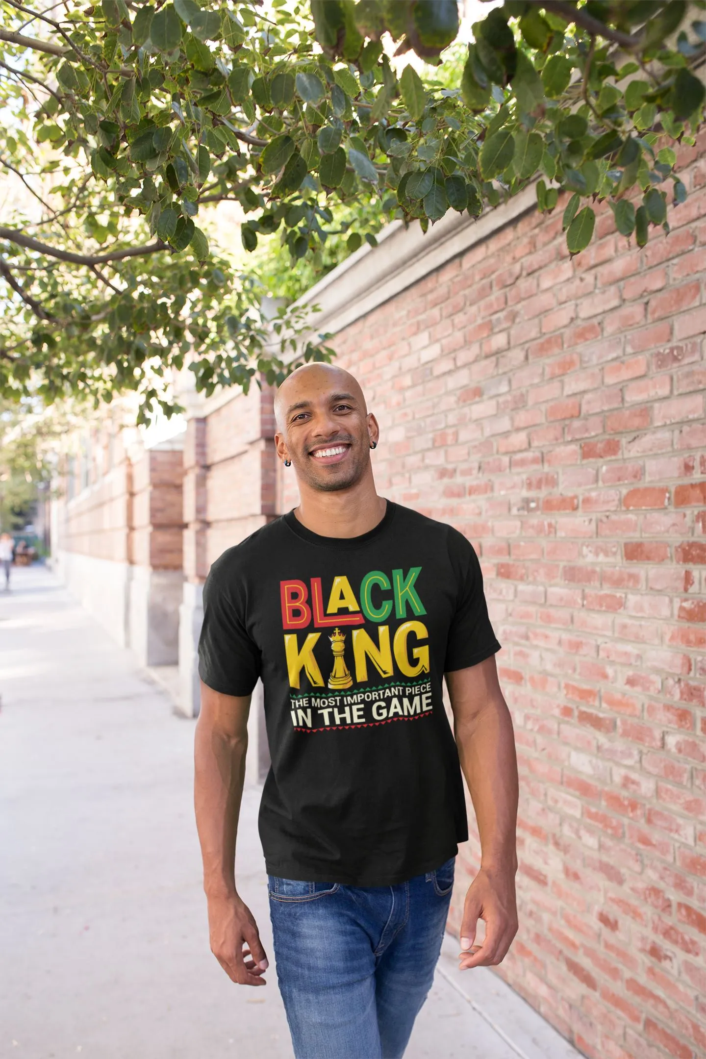 Black King The Most Important Piece In The Game T-shirt