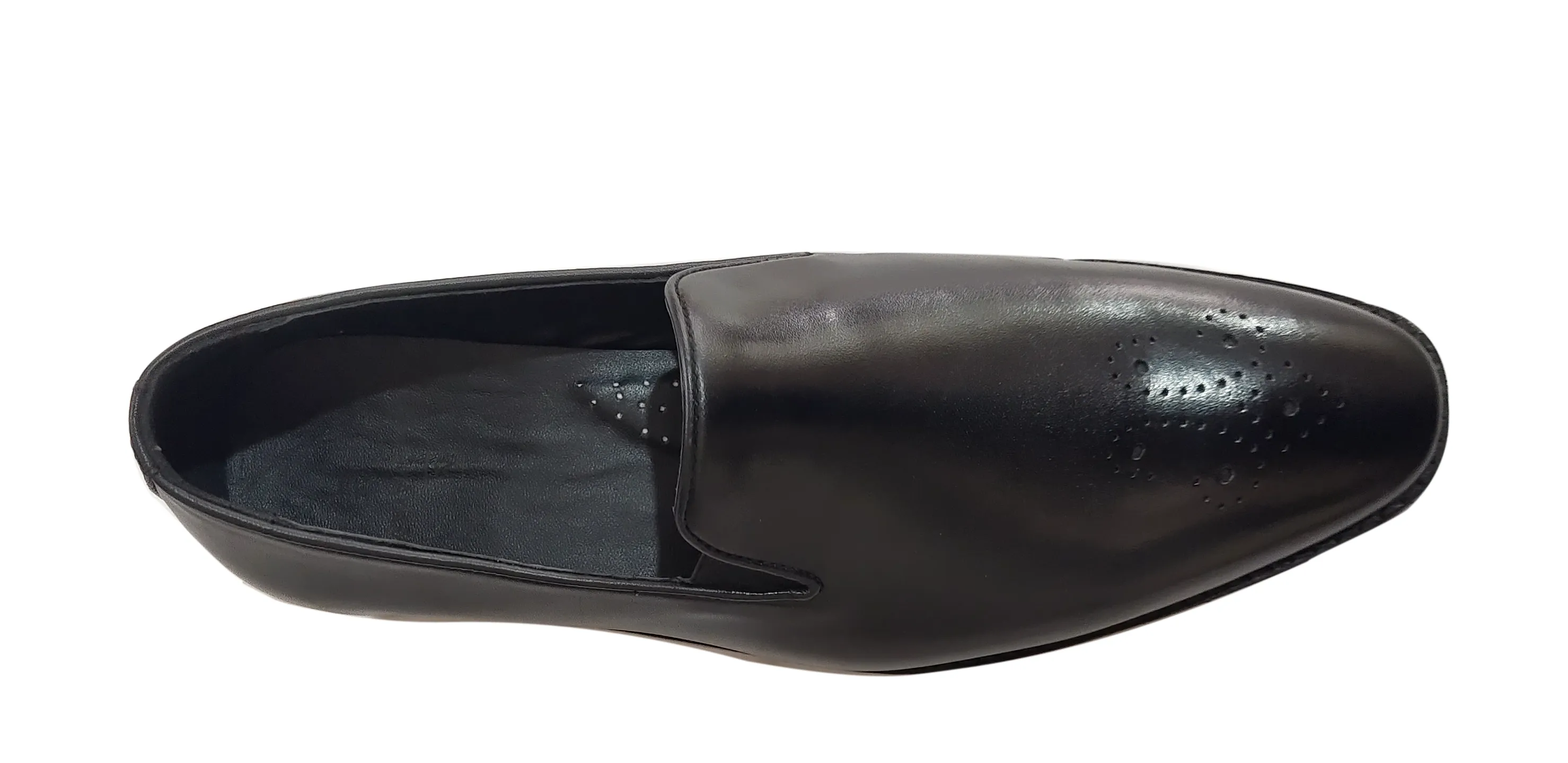 Black Matt Leather Shoes - MMFT011