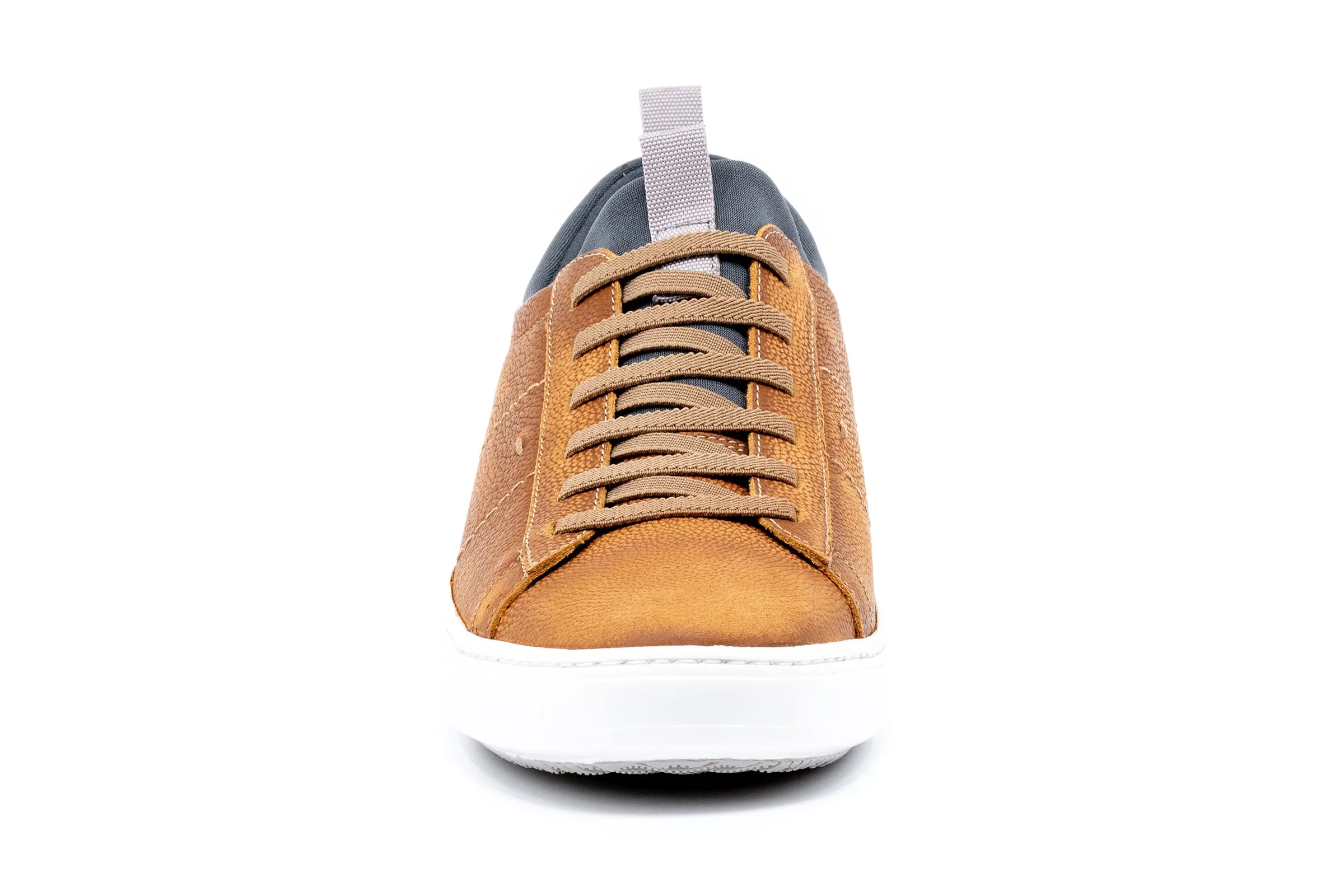 Cameron Pebble Grain Sneakers - Old Saddle