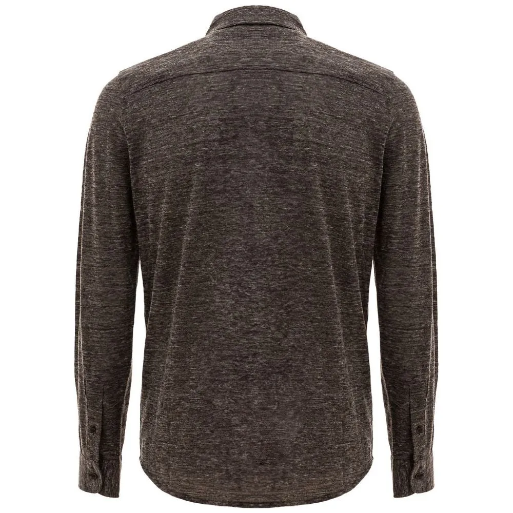 Corneliani Gray Wool Shirt