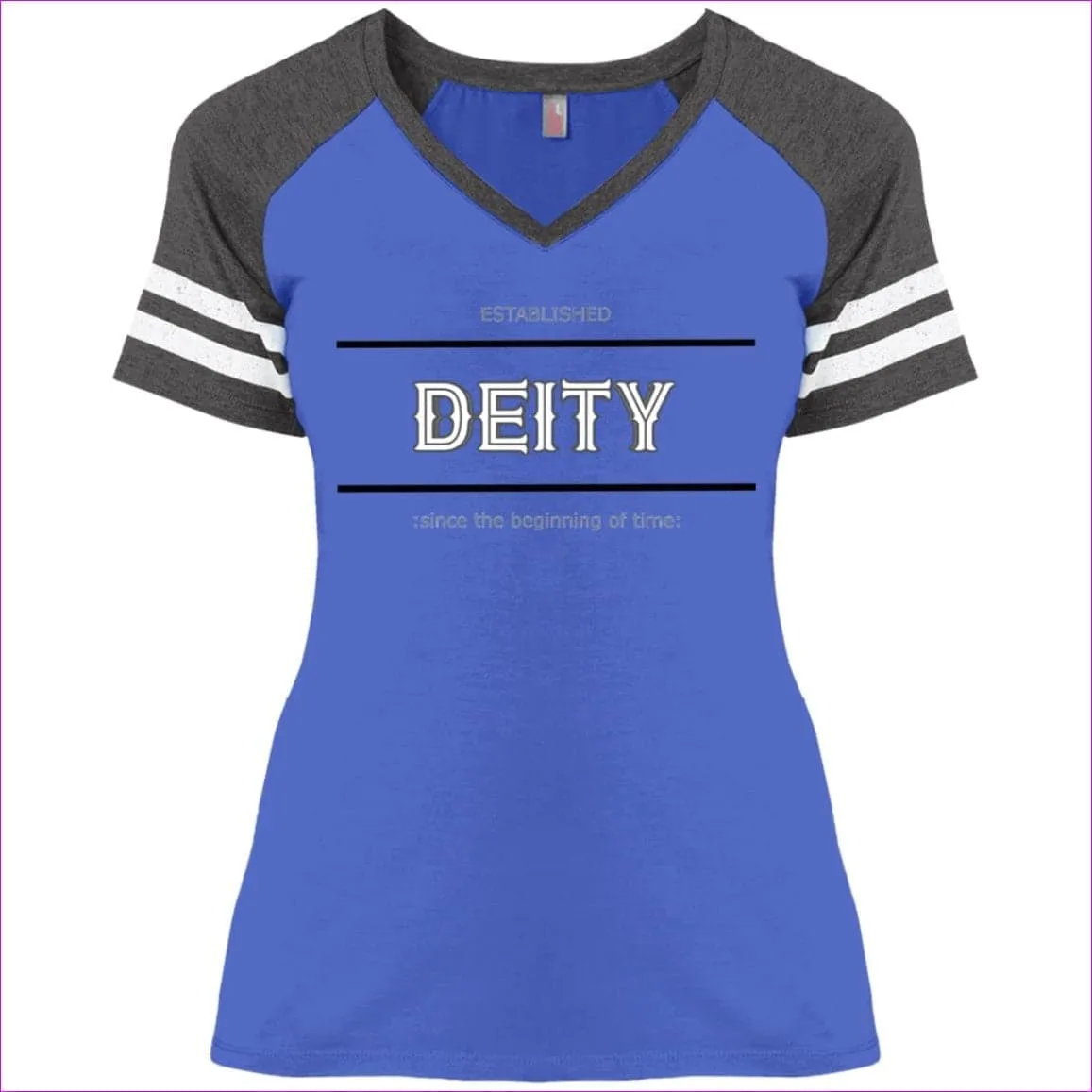 Deity Ladies' Game V-Neck T-Shirt