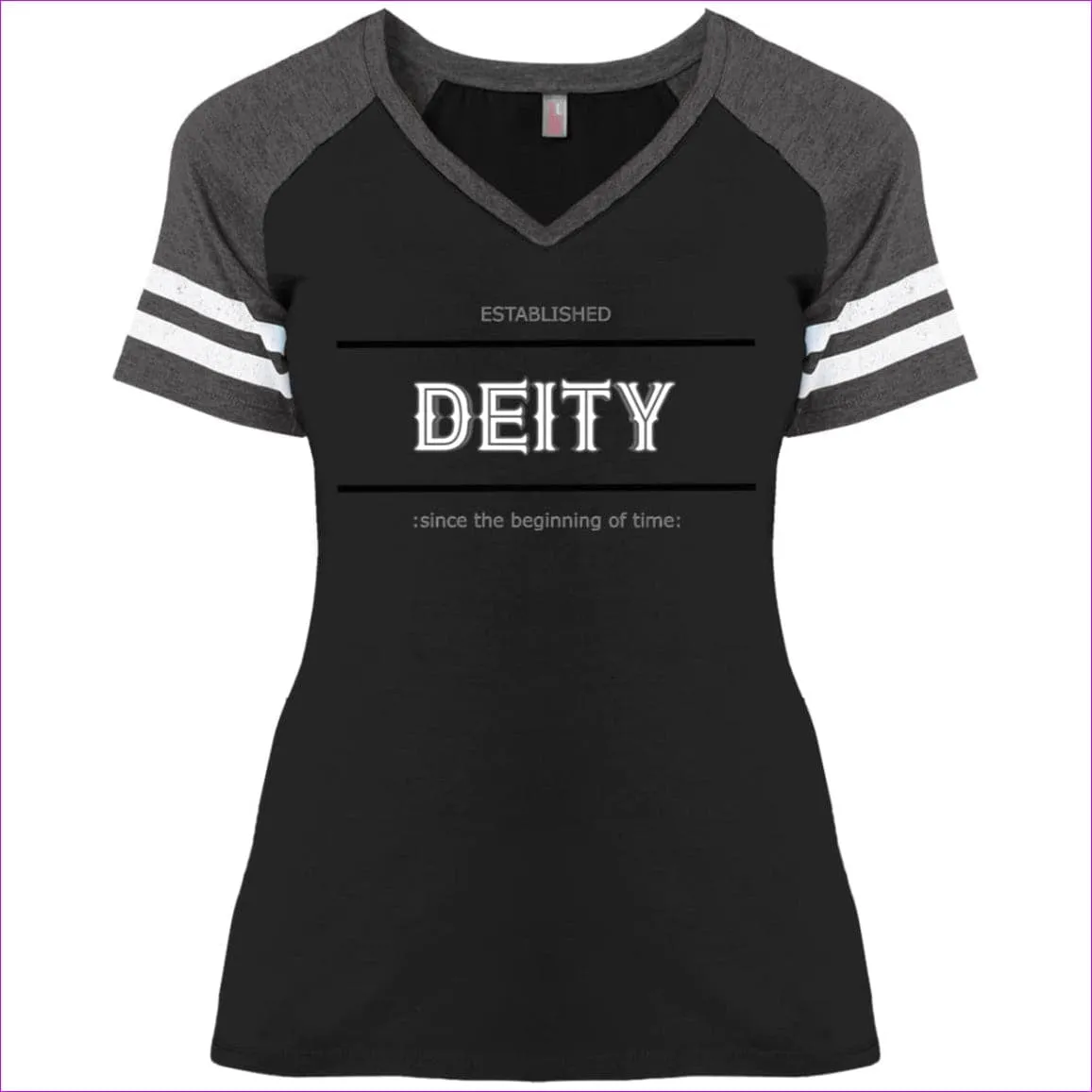 Deity Ladies' Game V-Neck T-Shirt