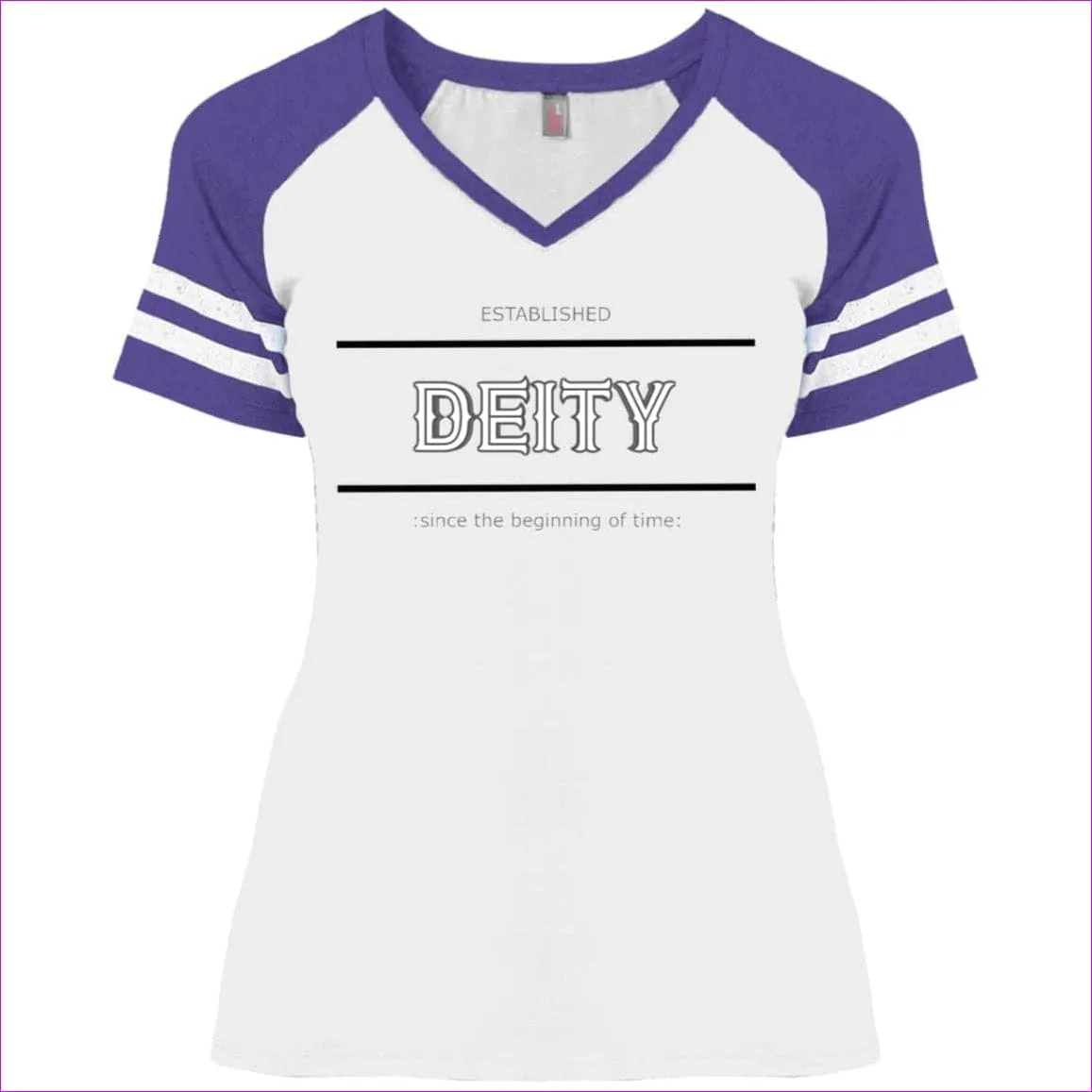 Deity Ladies' Game V-Neck T-Shirt