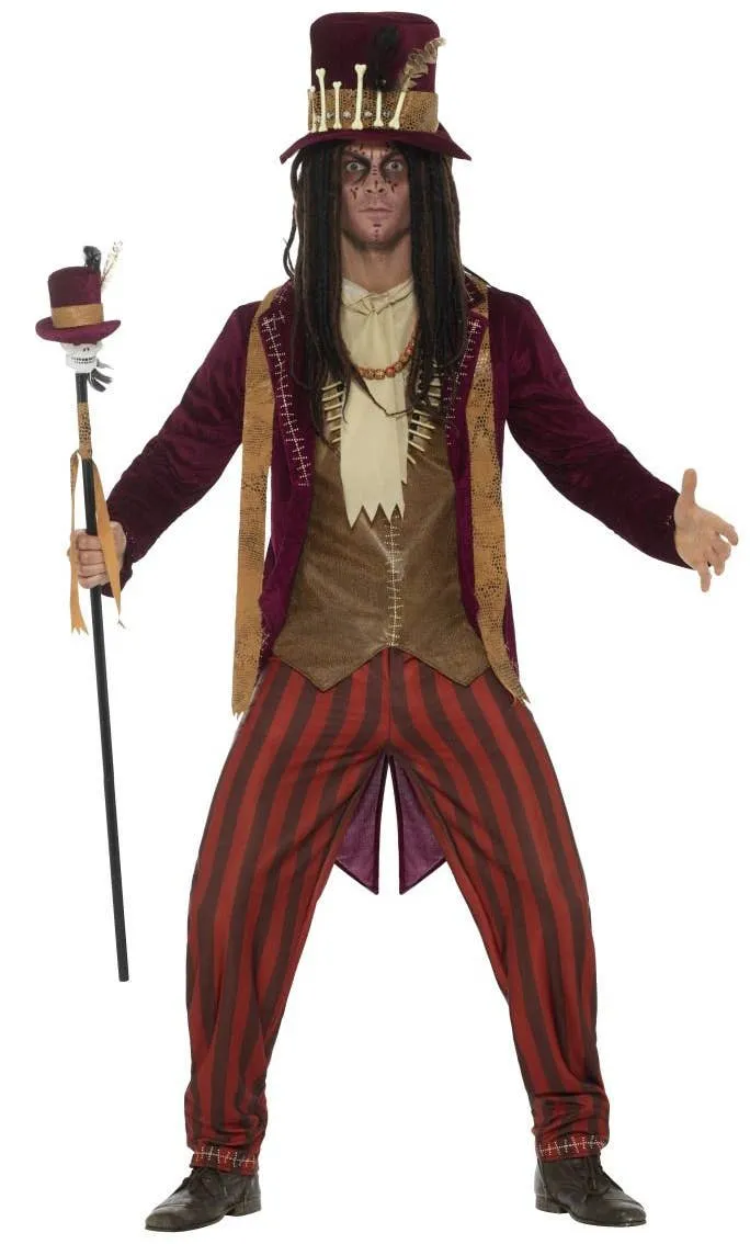 Deluxe Voodoo Witch Doctor Mens Halloween Costume