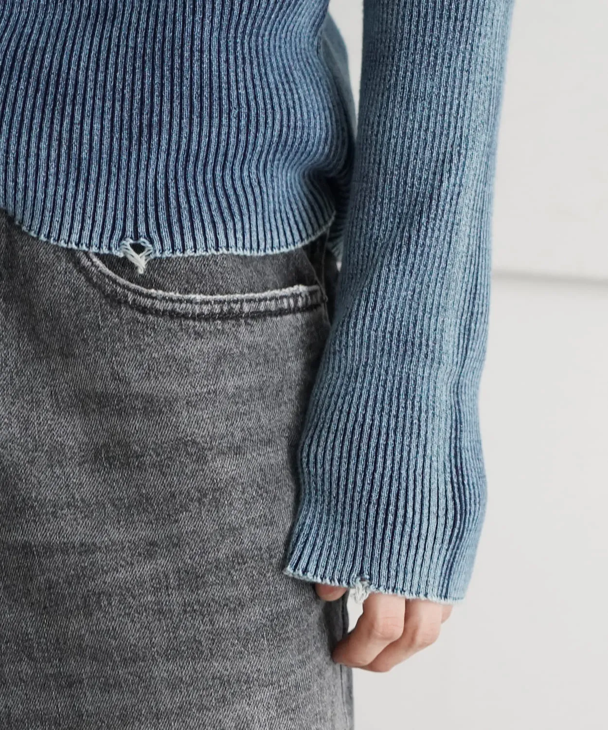 DIESEL Cut-our jumper with oval D "8AT"