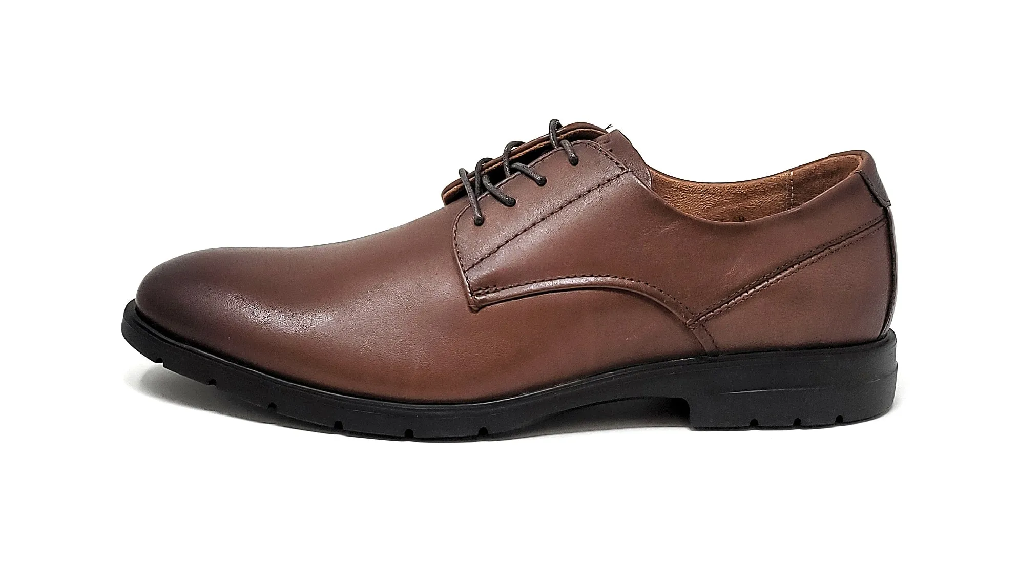 Florsheim Westside Plain Toe Oxford Cognac/Black Men's Shoes