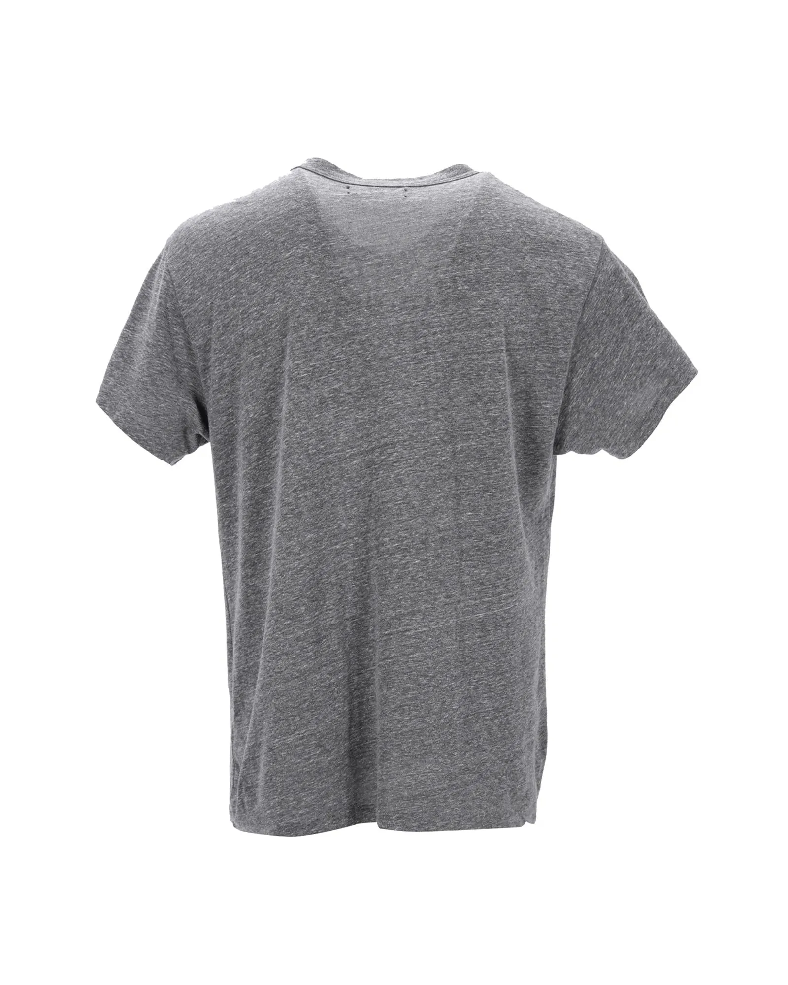 Grey Cotton Logo T-shirt