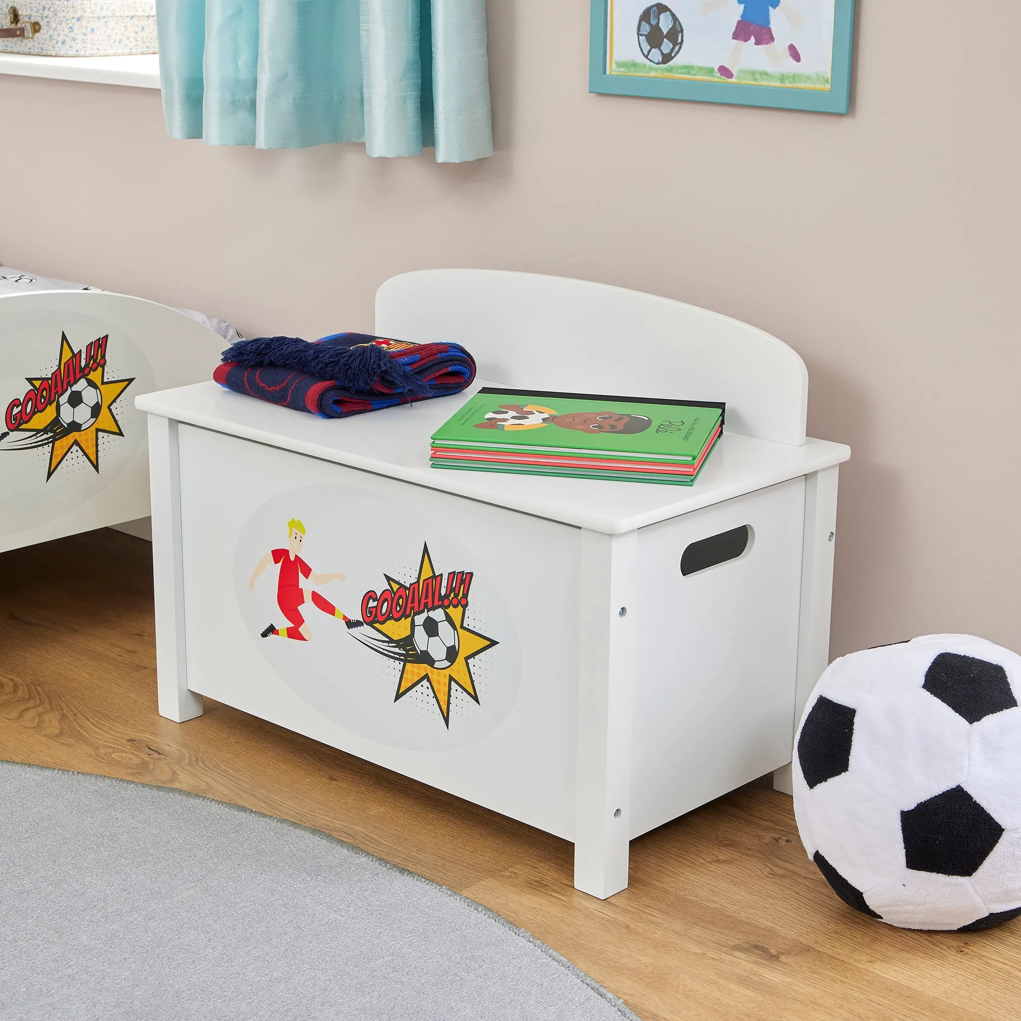 Kid’s Wooden Football Toy Box