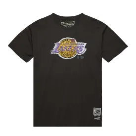 LAKERS DECONSTRUCTED LOGO TEE