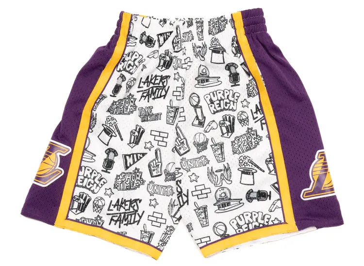 Lakers NBA Women's O'neal Doodle Swingman Set