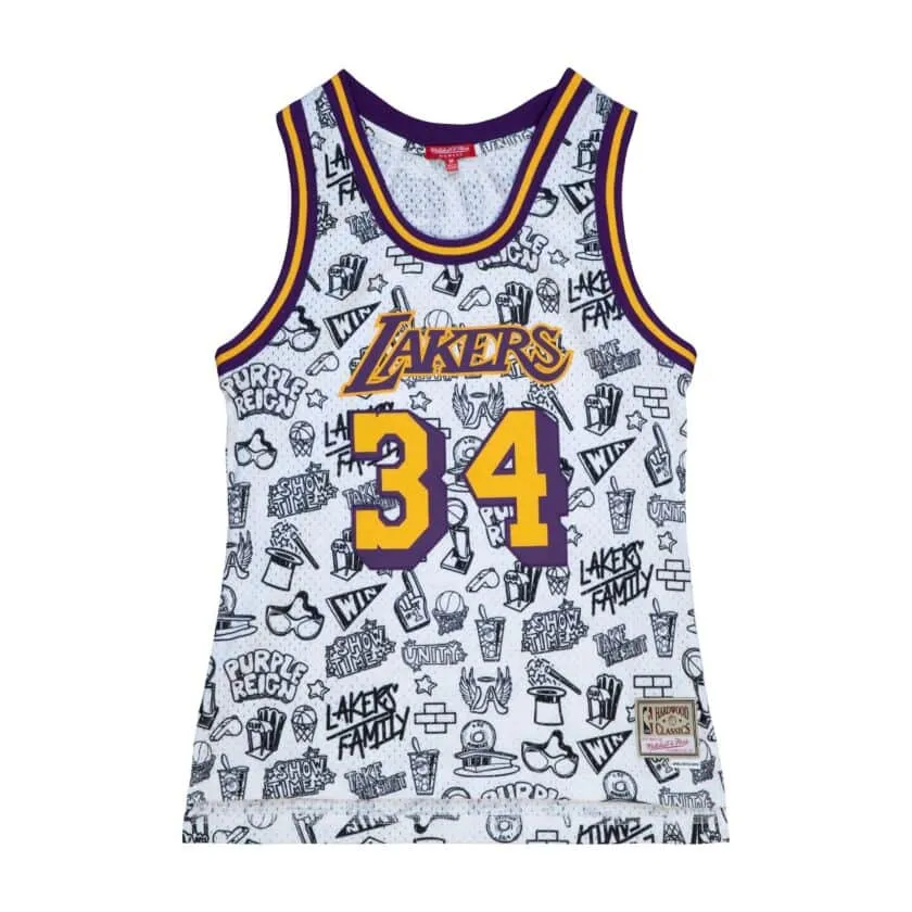 Lakers NBA Women's O'neal Doodle Swingman Set