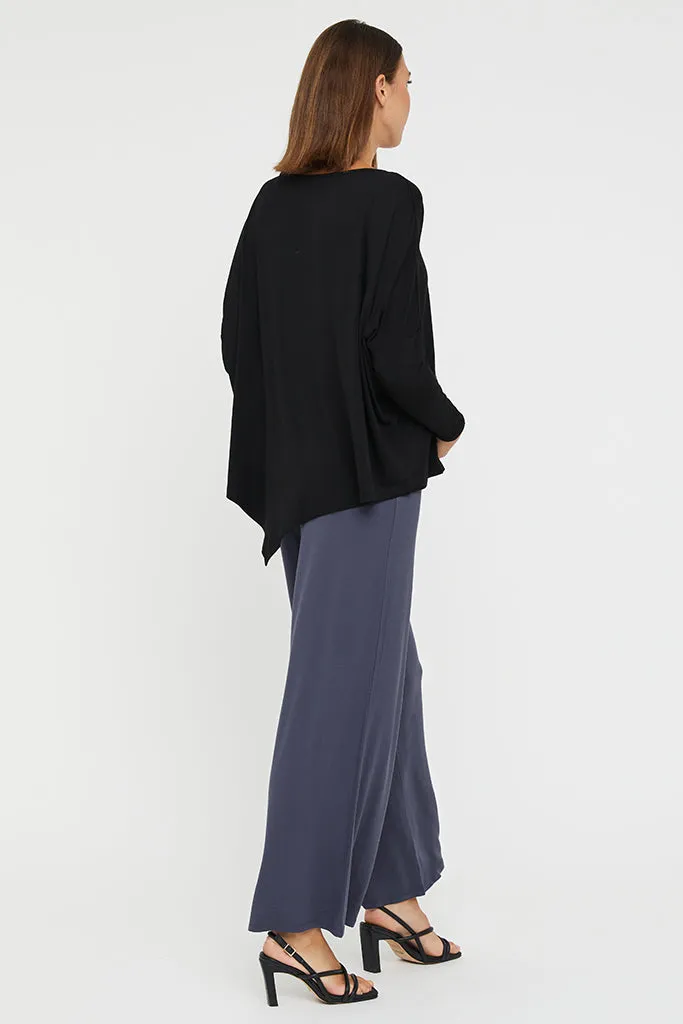 Luxe Wide Leg Maternity Pant - Storm