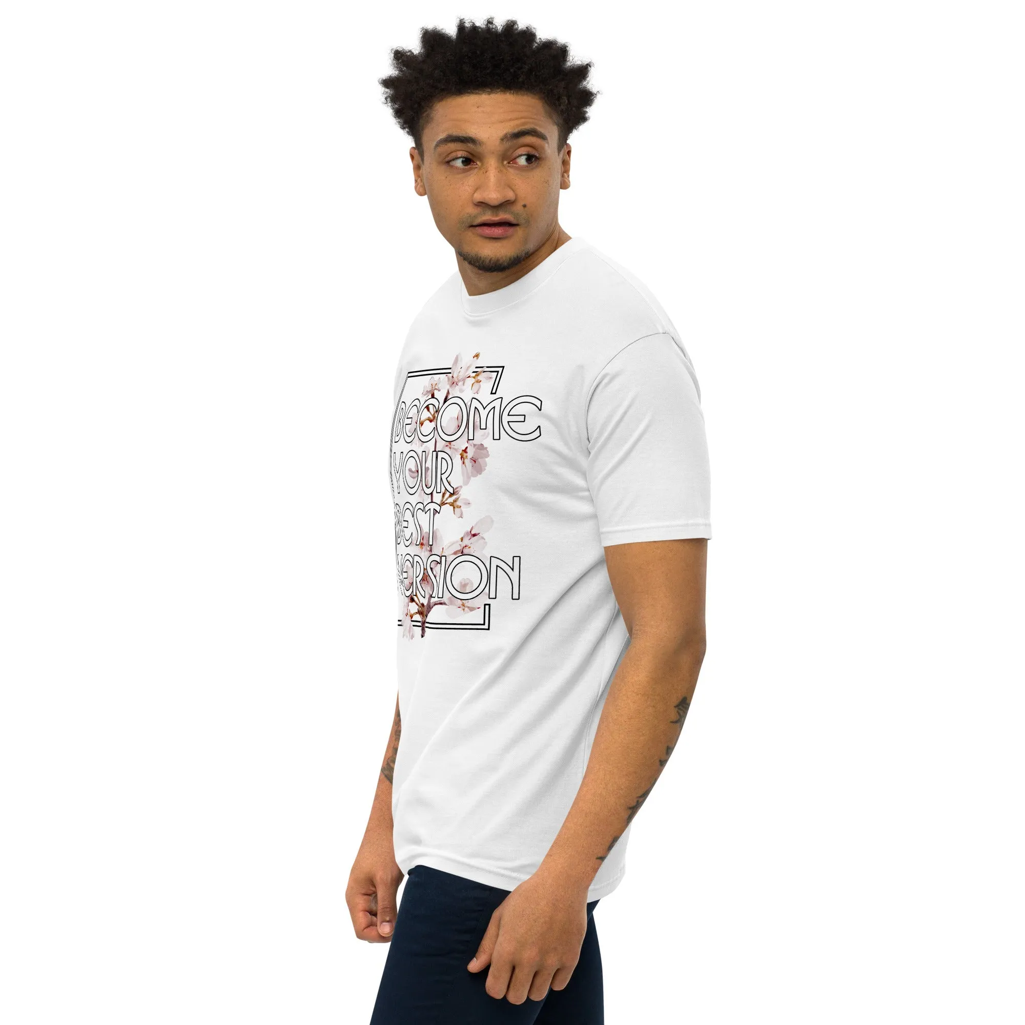 Men’s Brand Slogan And Graphic Tee