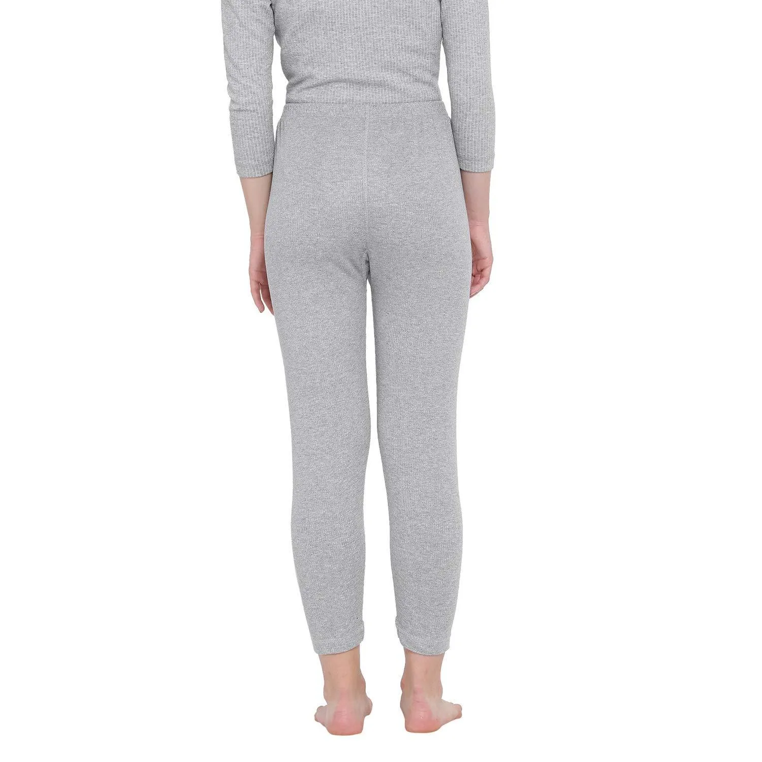 Monte Carlo Grey Winter Wear Thermal Bottom Warmer lower for Women