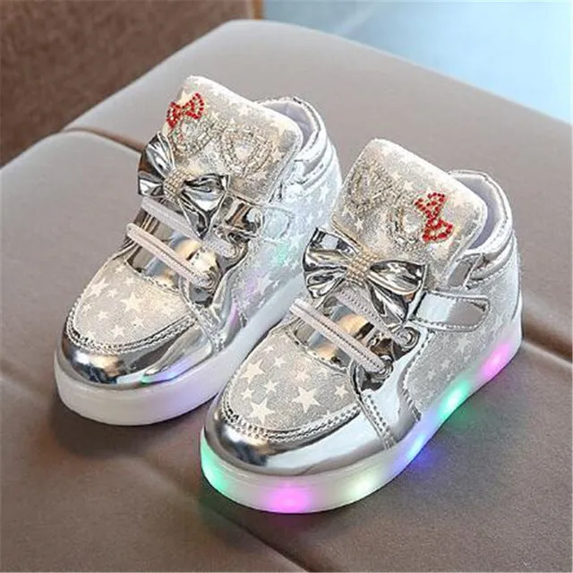 New Glowing Sneakers Children Light Shoes  Flat