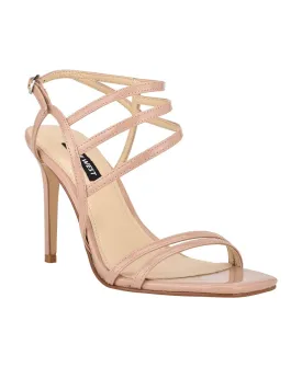 Nine West Women Zana Strappy Evening Dress Sandals T Size 7.5 M Pair of Shoes