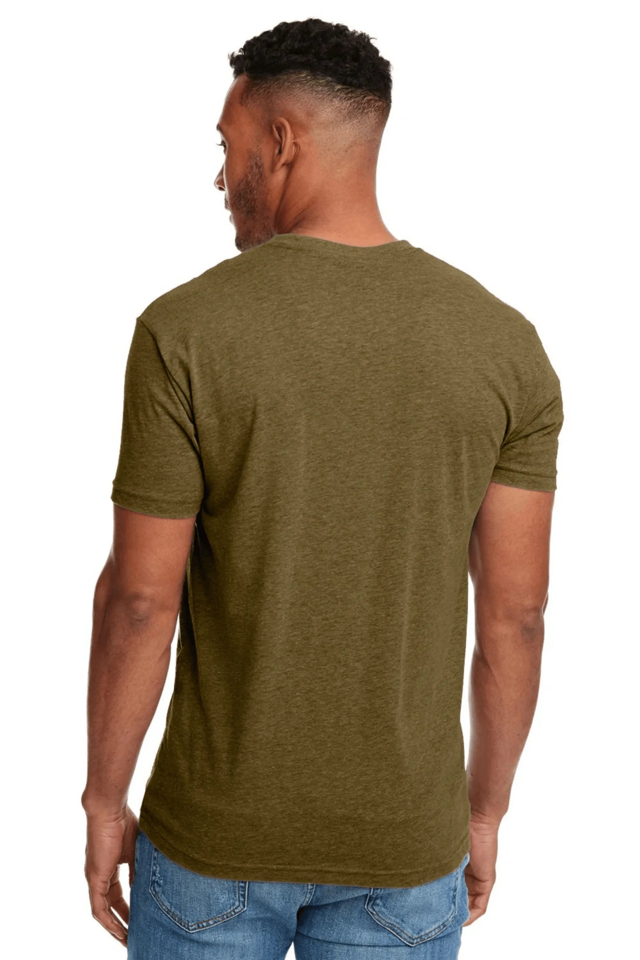 Olive Green Muscle Fit Short Sleeve T-Shirt