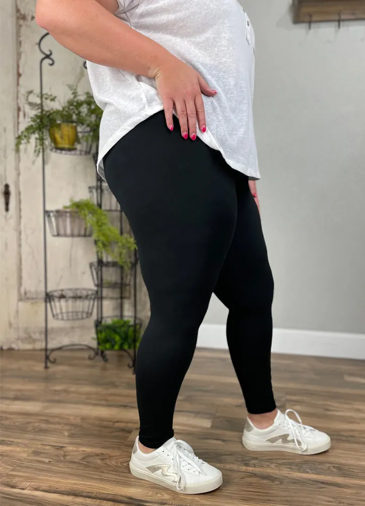 Plus Yoga Pant in Black by Rae Mode