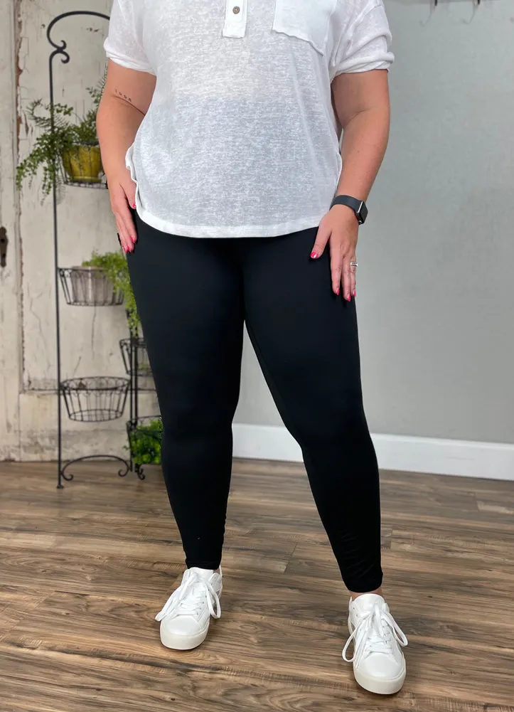 Plus Yoga Pant in Black by Rae Mode