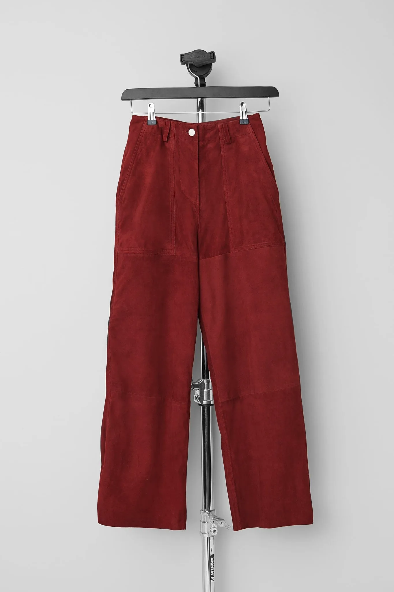 Presley Pants Suede Red