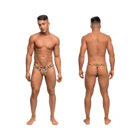 Pride Fest Contoured Pouch Bong Thong Rainbow S/M