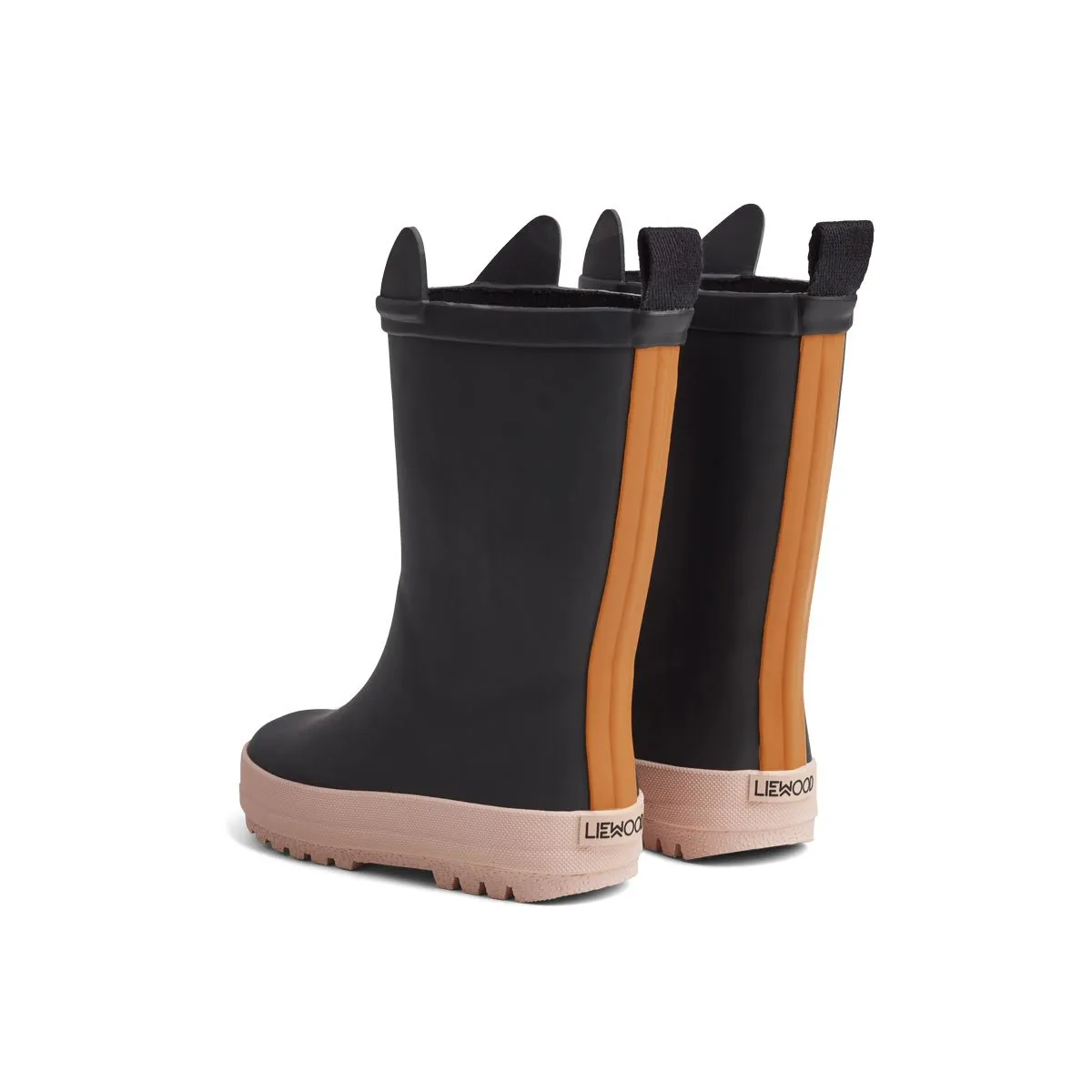 River Rain Boot - Black/rose mix