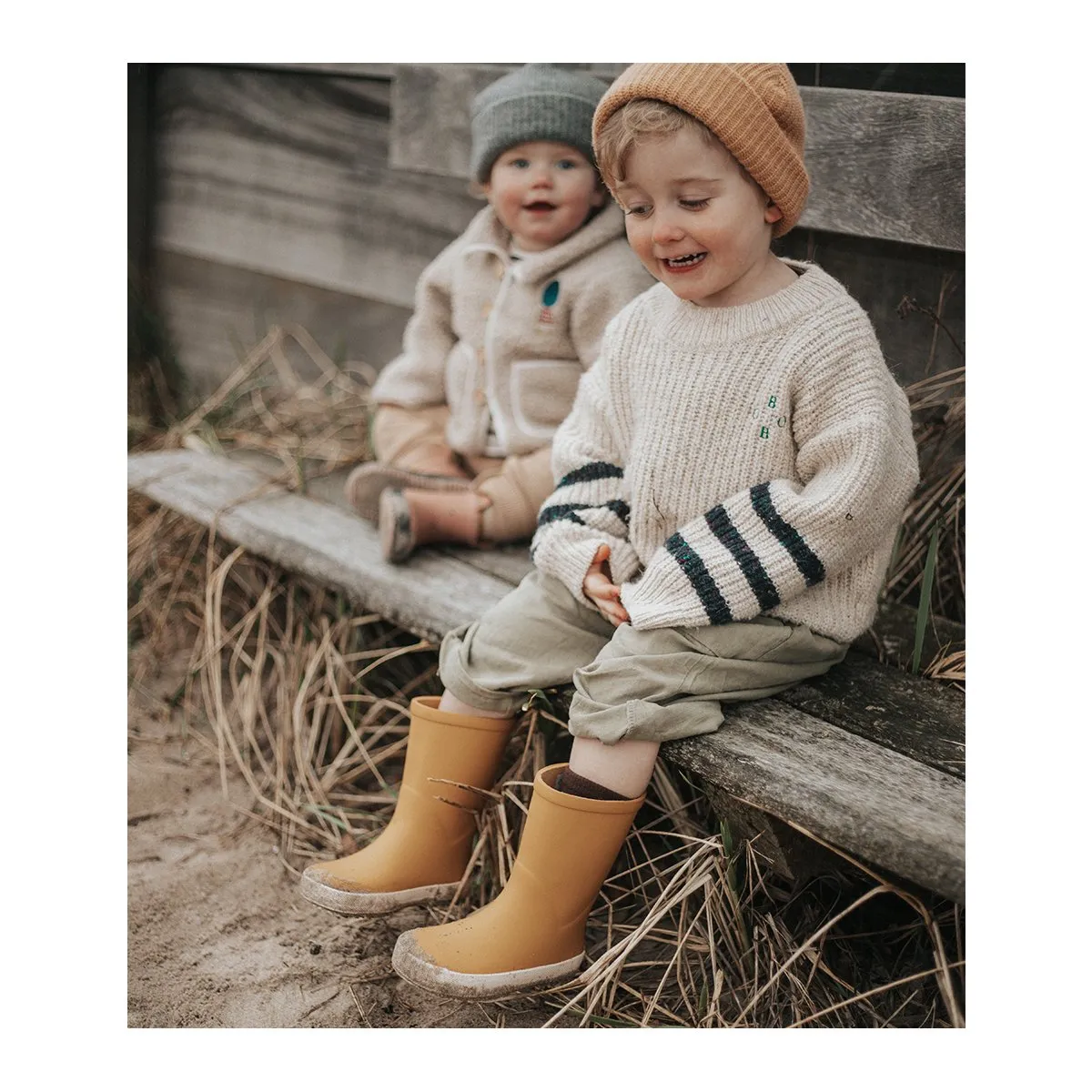 River Rain Boot - Yellow mellow/creme de la creme mix