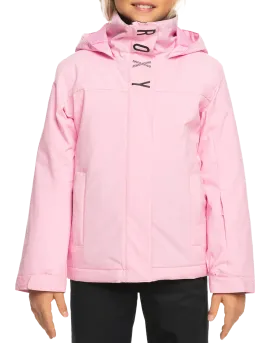 Roxy Girls' 8-16 Galaxy Technical Snow Jacket - Pink Frosting