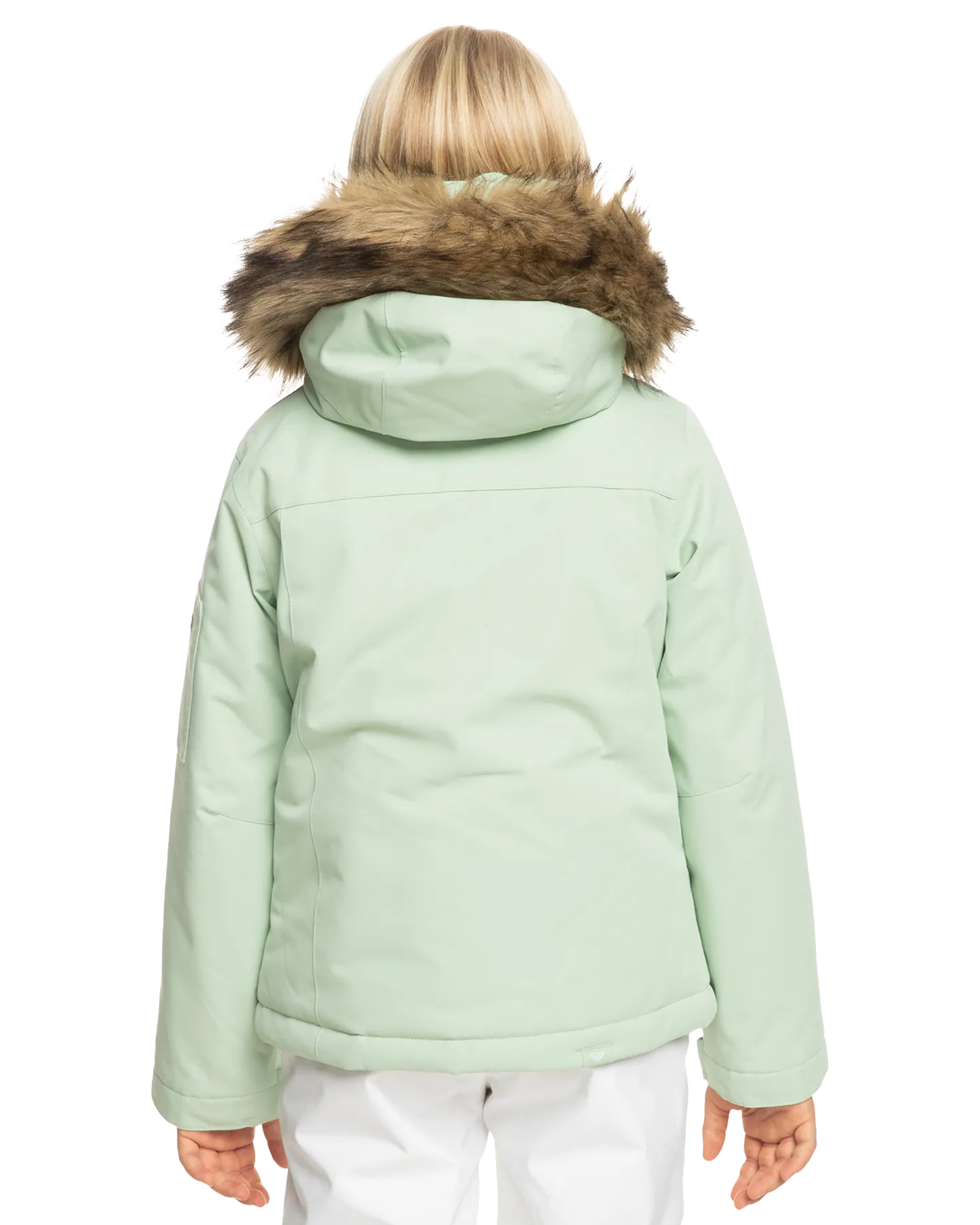 Roxy Girls' 8-16 Meade Technical Snow Jacket - Cameo Green