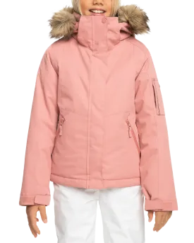 Roxy Girls' 8-16 Meade Technical Snow Jacket - Dusty Rose