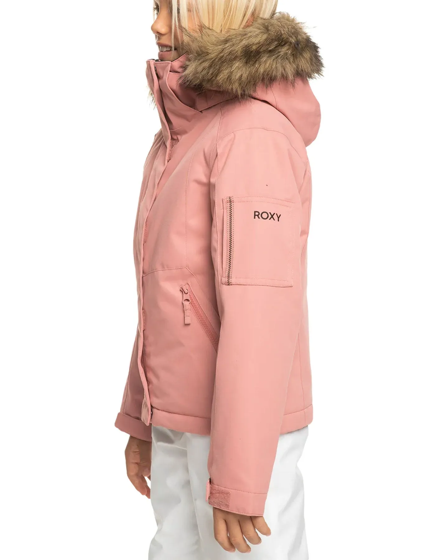 Roxy Girls' 8-16 Meade Technical Snow Jacket - Dusty Rose