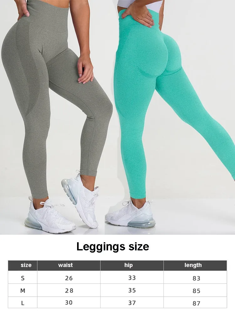 Seamless Leggings Women Sport Slim ShortsTights Fitness High Waist Women Clothing Gym Workout Pants Female Pants