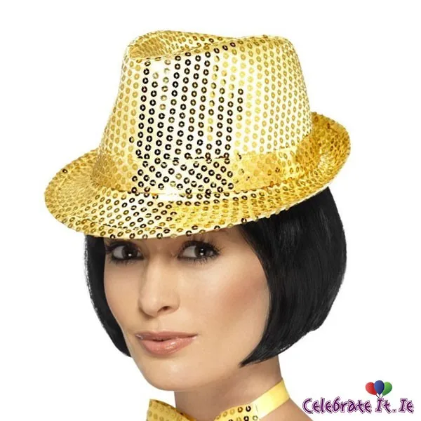 Sequin Trilby Hat