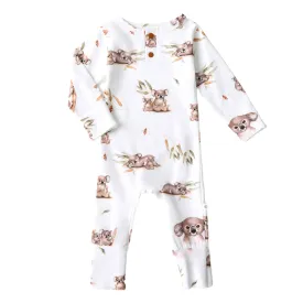 Snuggle Hunny Growsuit - Koala Organic