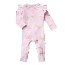 Snuggle Hunny Growsuit - Unicorn Organic