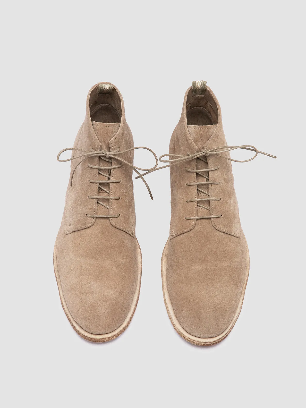 SOUND 003 - Taupe Suede Lace-up Boots