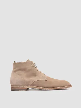 SOUND 003 - Taupe Suede Lace-up Boots