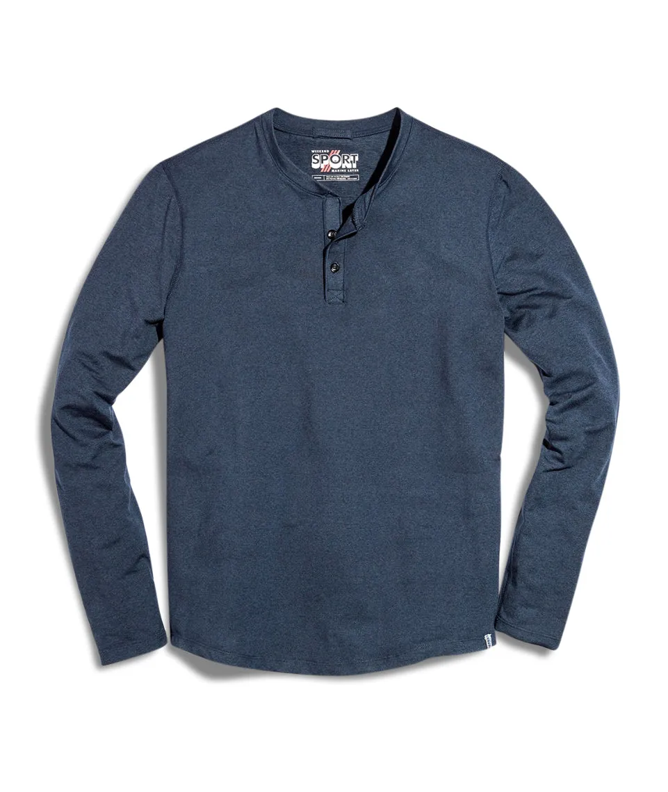 Sport Henley in Navy