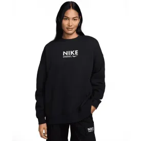 Sportswear Oversized Fleece Crew-Neck Sweatshirt