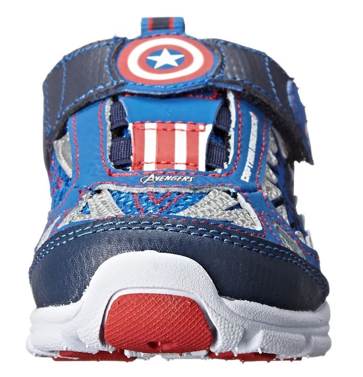 Stride Rite Toddlers Avengers Captain America Light-up Athletic Shoe