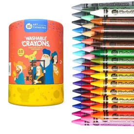 Washable Crayons - 48 Colors