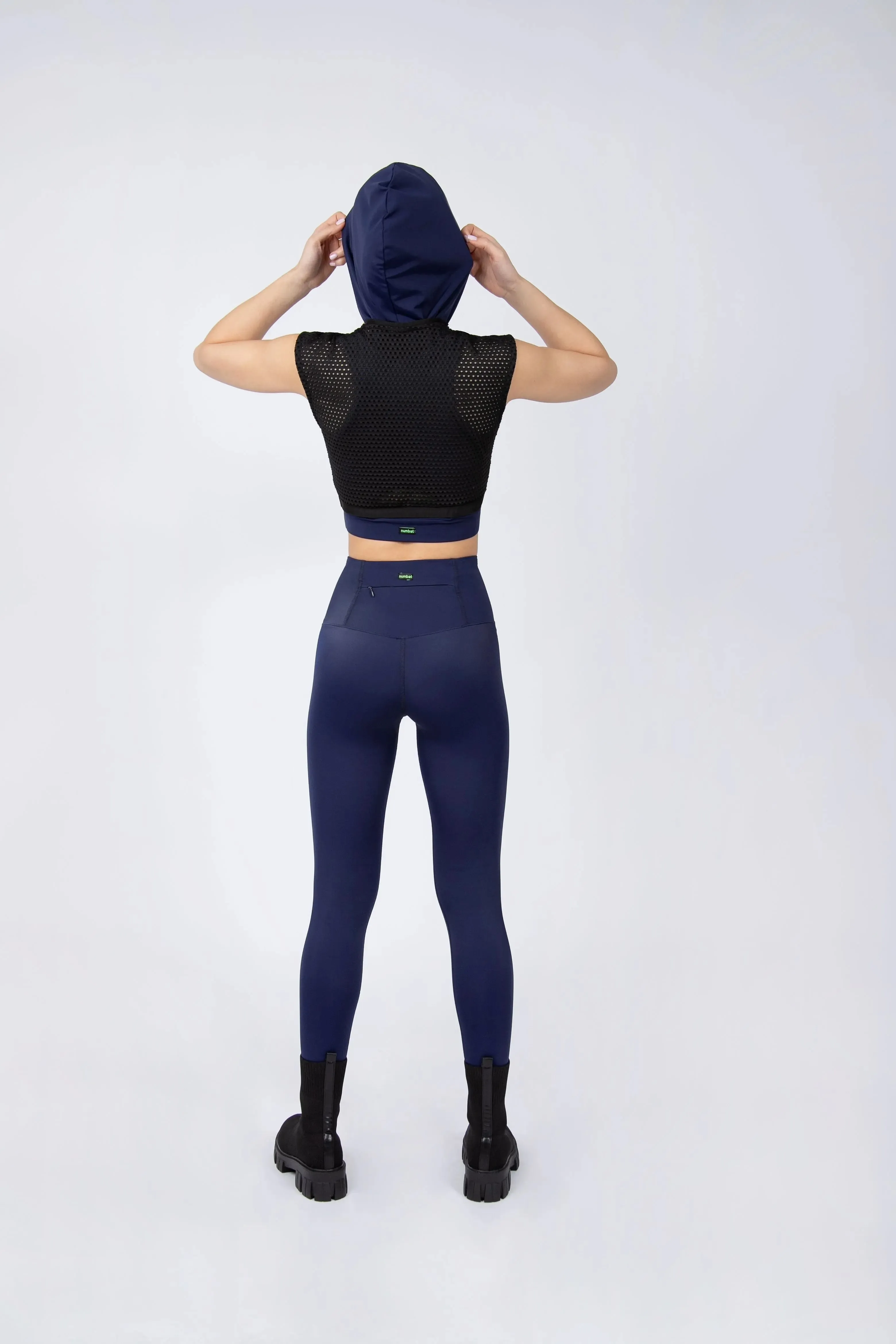 Women's Running Leggings - Navy