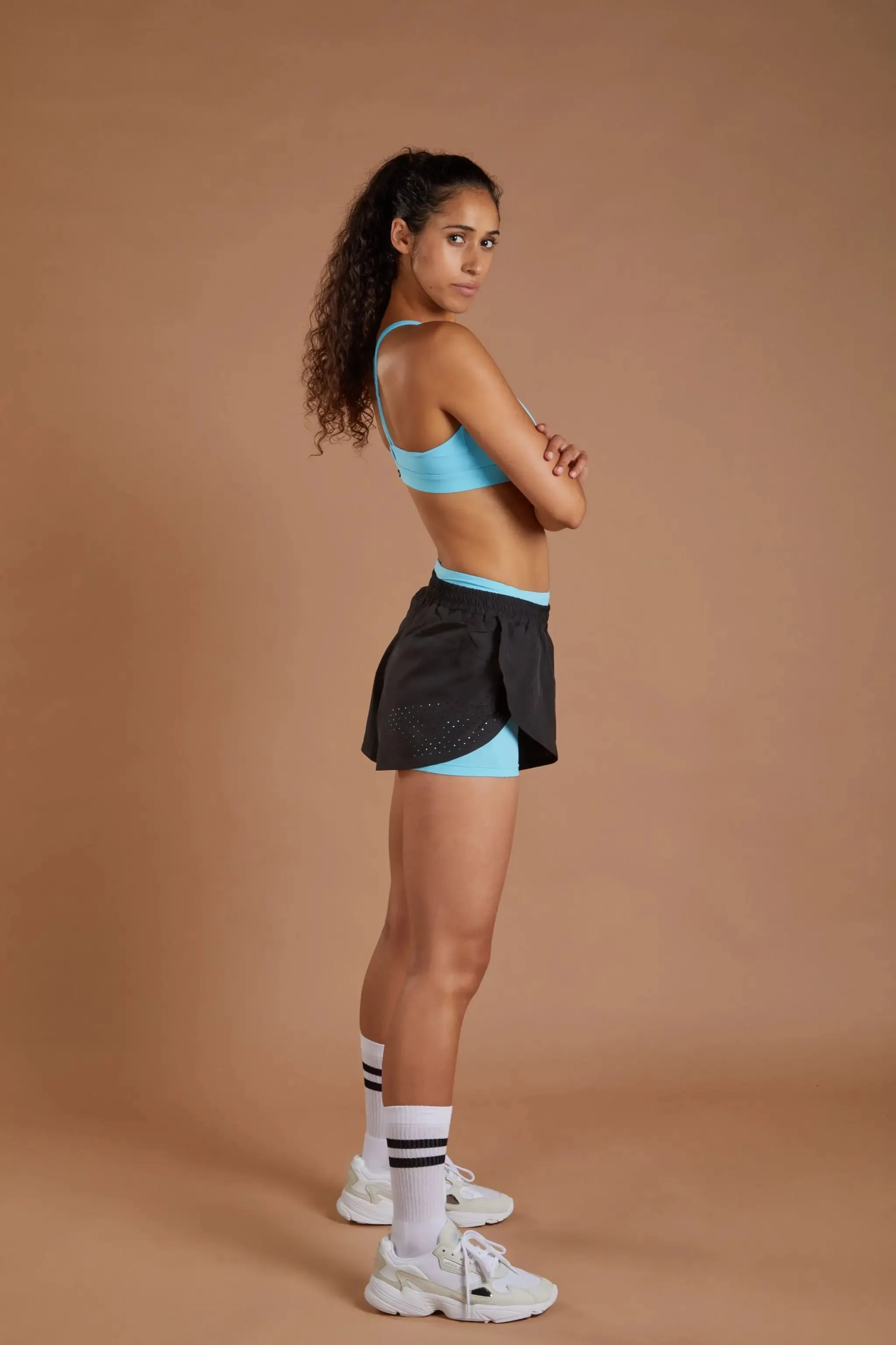 Women's Track Shorts - Black